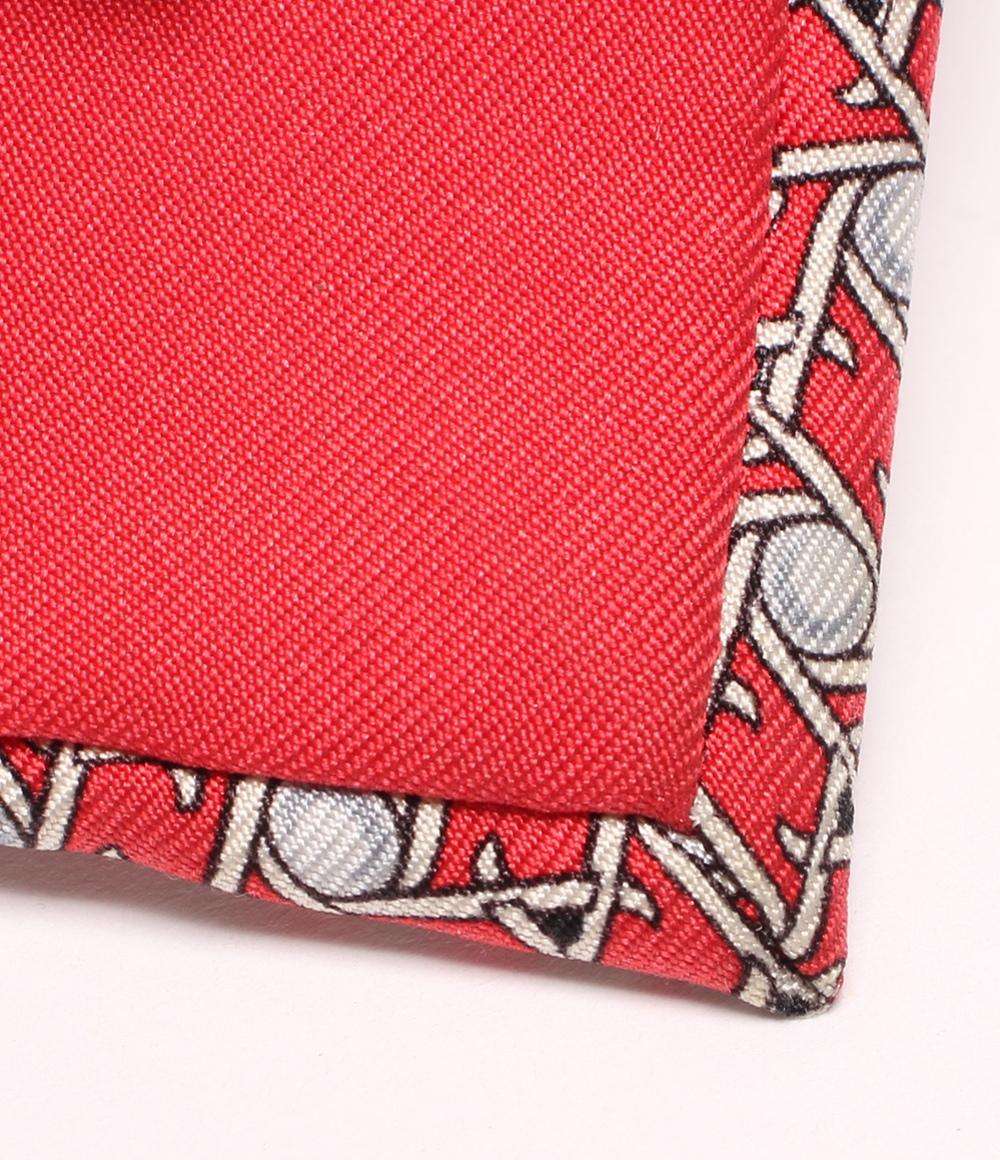 美品 エルメス ネクタイ シルク100％ 総柄 メンズ HERMES