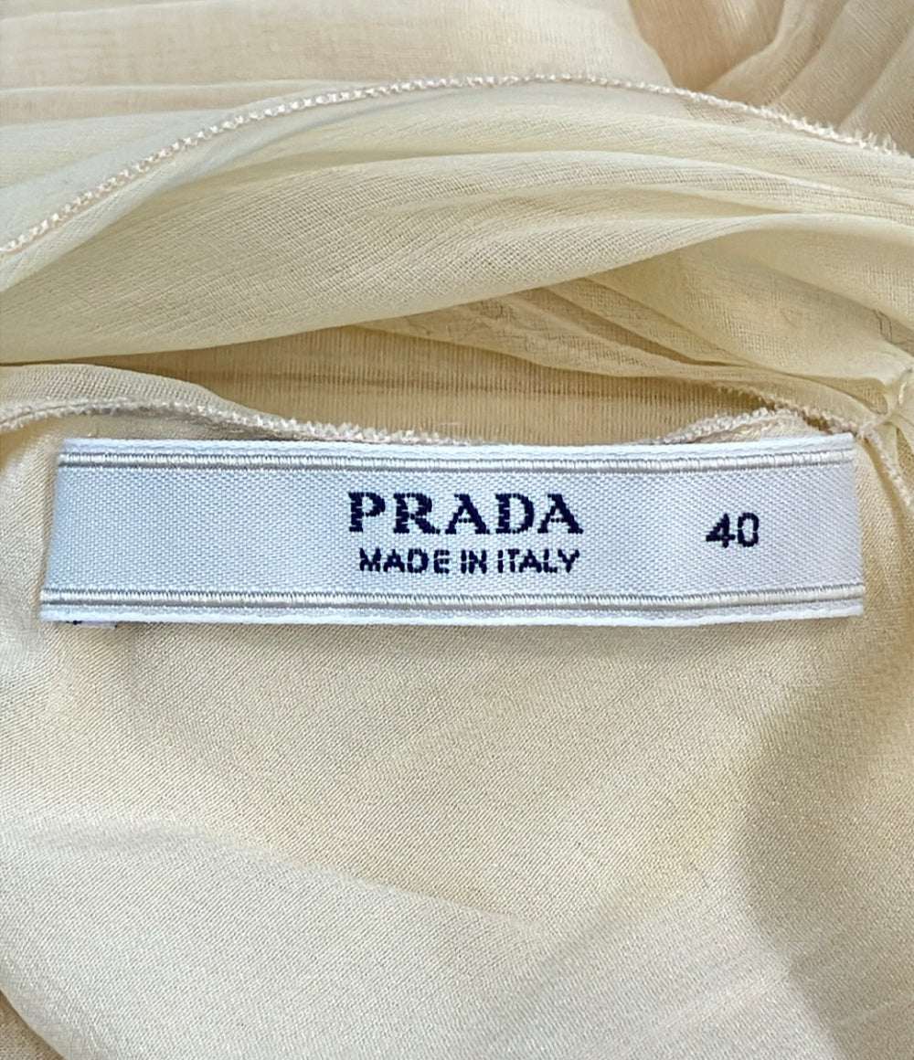 PRADA ノースリーブワンピース シルク100% レディース SIZE 40 (S) プラダ
