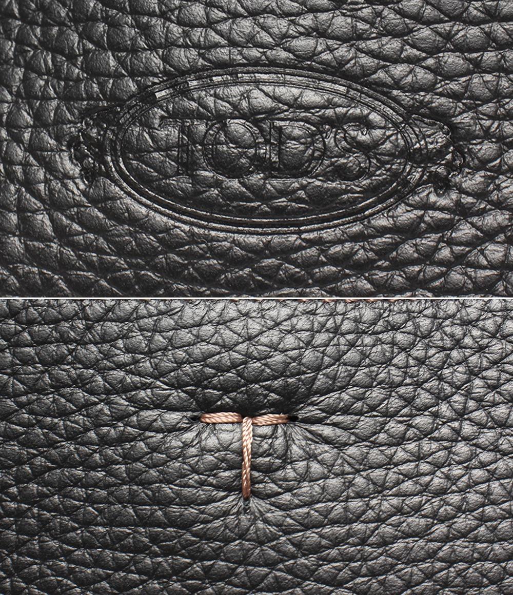 美品 トッズ 2wayショルダーバッグ ハンドバッグ 斜め掛け マイクロ Tタイムレス レディース TOD’S