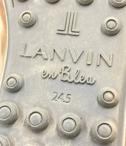 LANVIN en Bleu チャッカブーツ スエード チェック柄 メンズ SIZE 24.5 (XS) ランバンオンブルー