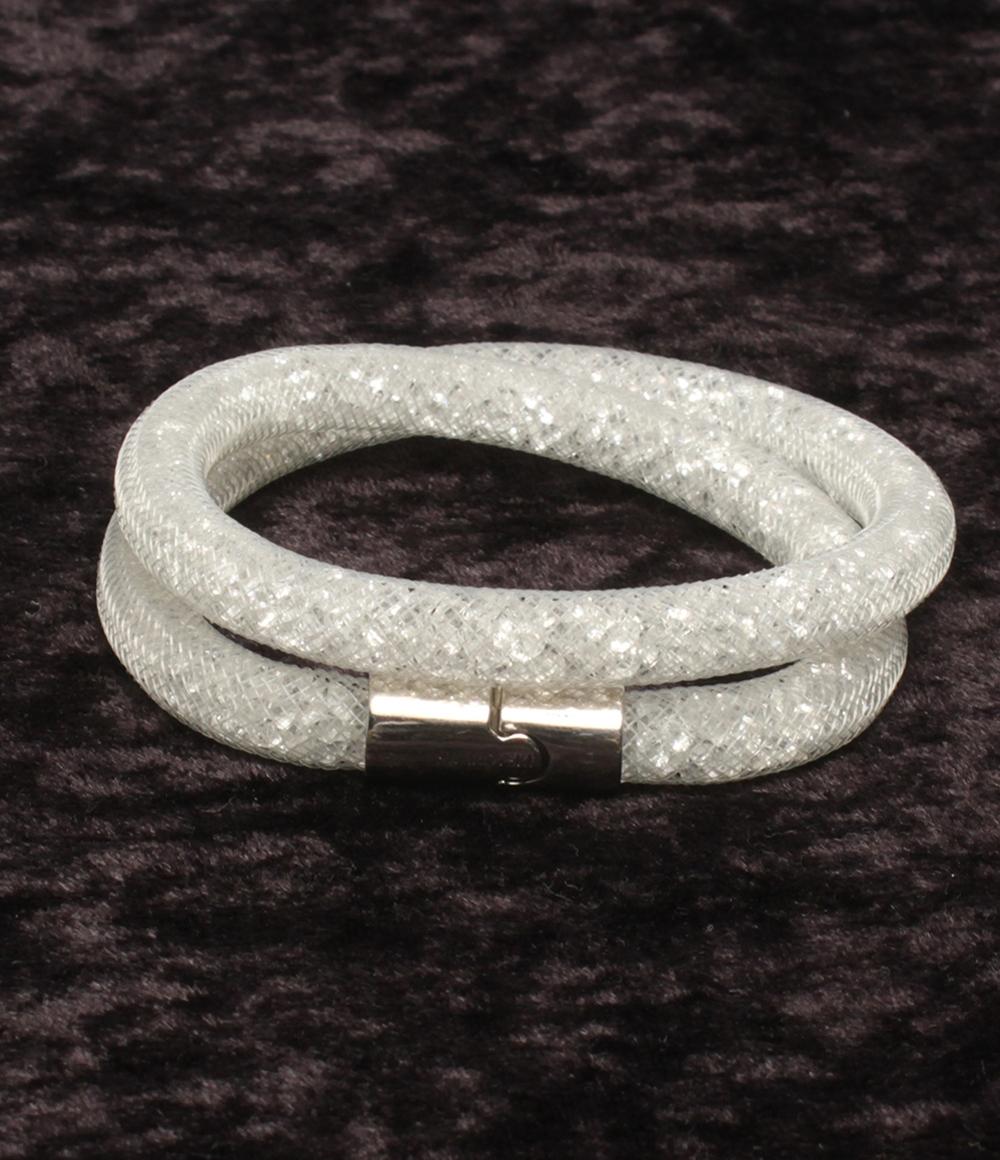 美品 SWAROVSKI ブレスレット スターダスト レディース スワロフスキー