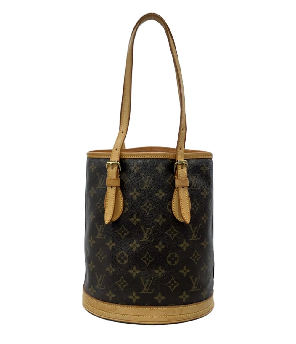 訳あり LOUIS VUITTON トートバッグ ショルダーバッグ 肩掛け バケットPM モノグラム M42238 レディース ルイ・ヴィトン