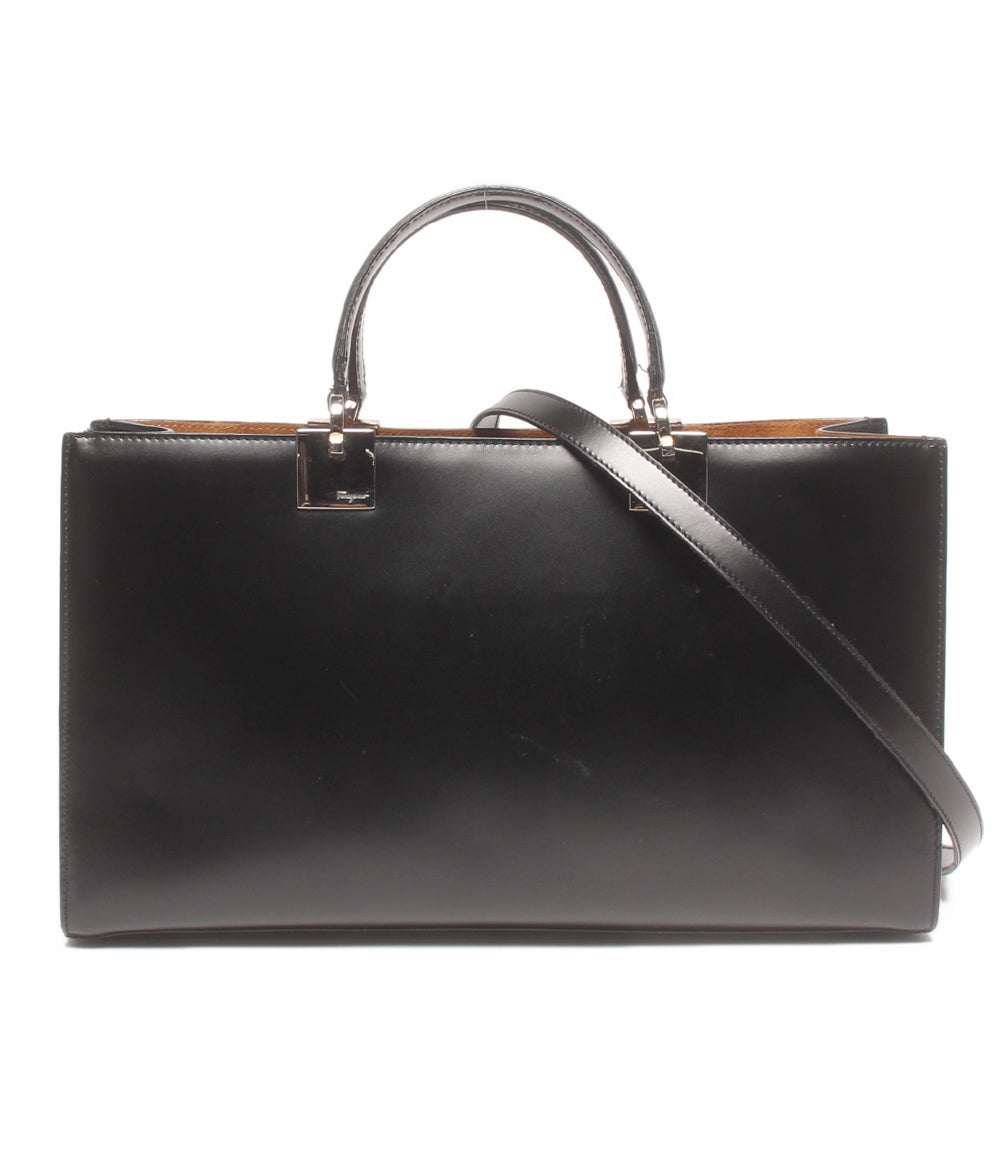 Salvatore Ferragamo 2way ハンドバッグ ショルダーバッグ 肩掛け ガンチーニ AQ-21 0140 レディース サルヴァトーレフェラガモ