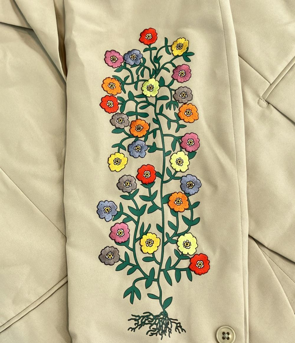 美品 UNITED ARROWS & SONS フラワー刺繍 テーラードジャケット メンズ SIZE XL ユナイテッドアローズ アンド サンズ