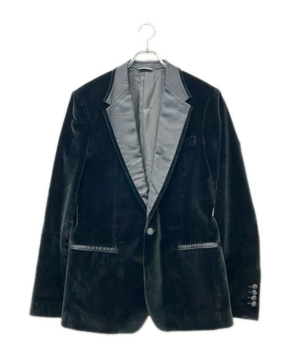 DOLCE & GABBANA テーラードジャケット ベロア メンズ SIZE 50 (XL) ドルチェアンドガッバーナ