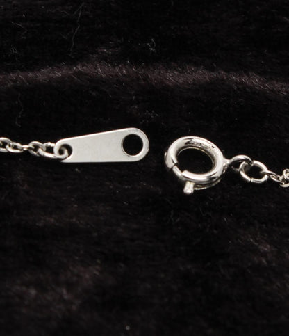 美品 ミキモト ネックレス SV パール 3mm フラワーモチーフ レディース MIKIMOTO