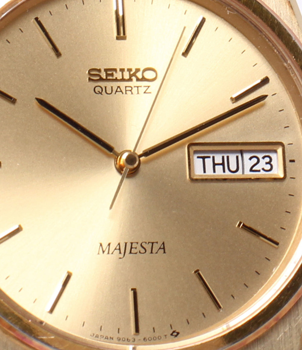 SEIKO 腕時計 マジェスタ クオーツ ゴールド 9063-6000 メンズ セイコー