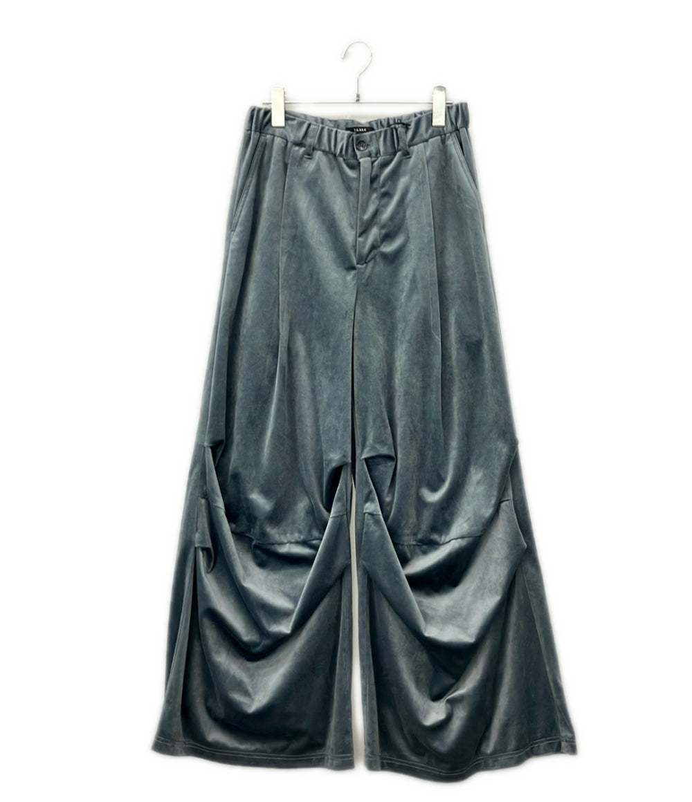 美品 TAAKK ベルベットデザイン イージーパンツ メンズ SIZE 1 ターク