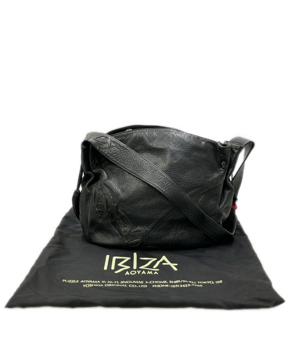 美品 IBIZA ショルダーバッグ 肩掛け レザー レディース イビサ