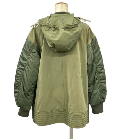 美品 UN3D MA-1 マウンテンフーディブルゾン レディース SIZE 38 (M) アンスリード