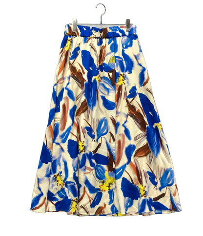 BALLSEY フレアスカート フラワー フルリール ロング 11-05-44-05401 レディース SIZE 36 (S) ボールジー