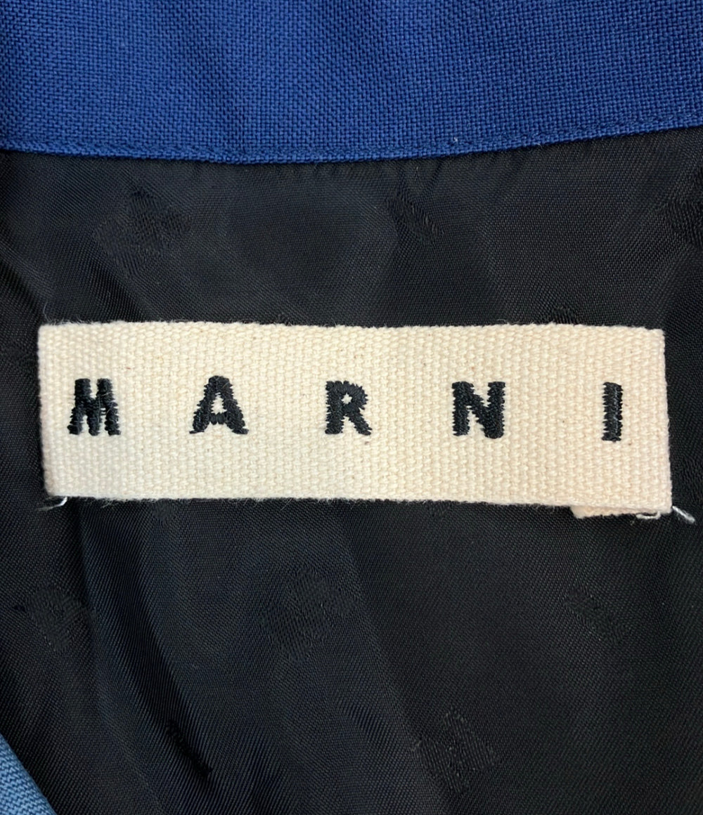 MARNI ウール バイカラーボーロングシャツ CUMU0213QU メンズ SIZE 46 (M) マルニ