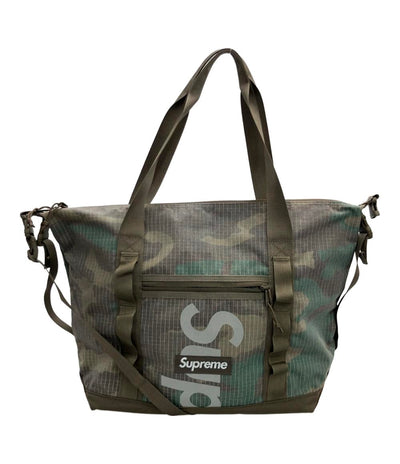 美品 シュプリーム トートバッグ ショルダーバッグ 2WAY 斜め掛け Woodland Camo メンズ Supreme