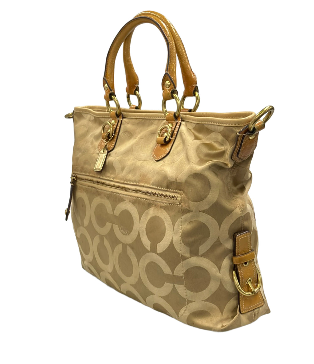 COACH 2WAY ハンドバッグ ショルダーバッグ 斜め掛け オプアート 12963 レディース コーチ