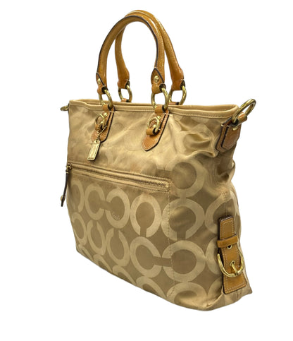 COACH 2WAY ハンドバッグ ショルダーバッグ 斜め掛け オプアート 12963 レディース コーチ