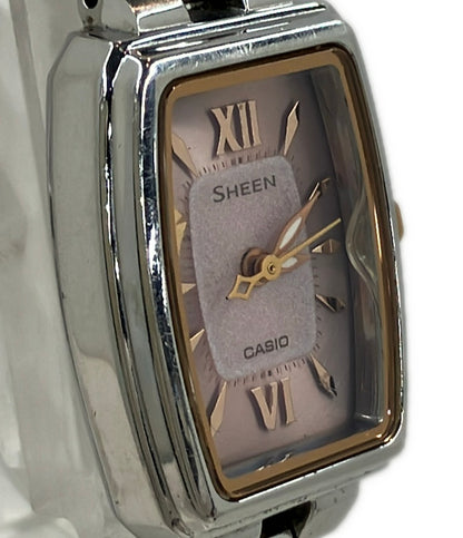 CASIO 腕時計 シーン SHEEN ソーラー ピンク SHE-4504 レディース カシオ