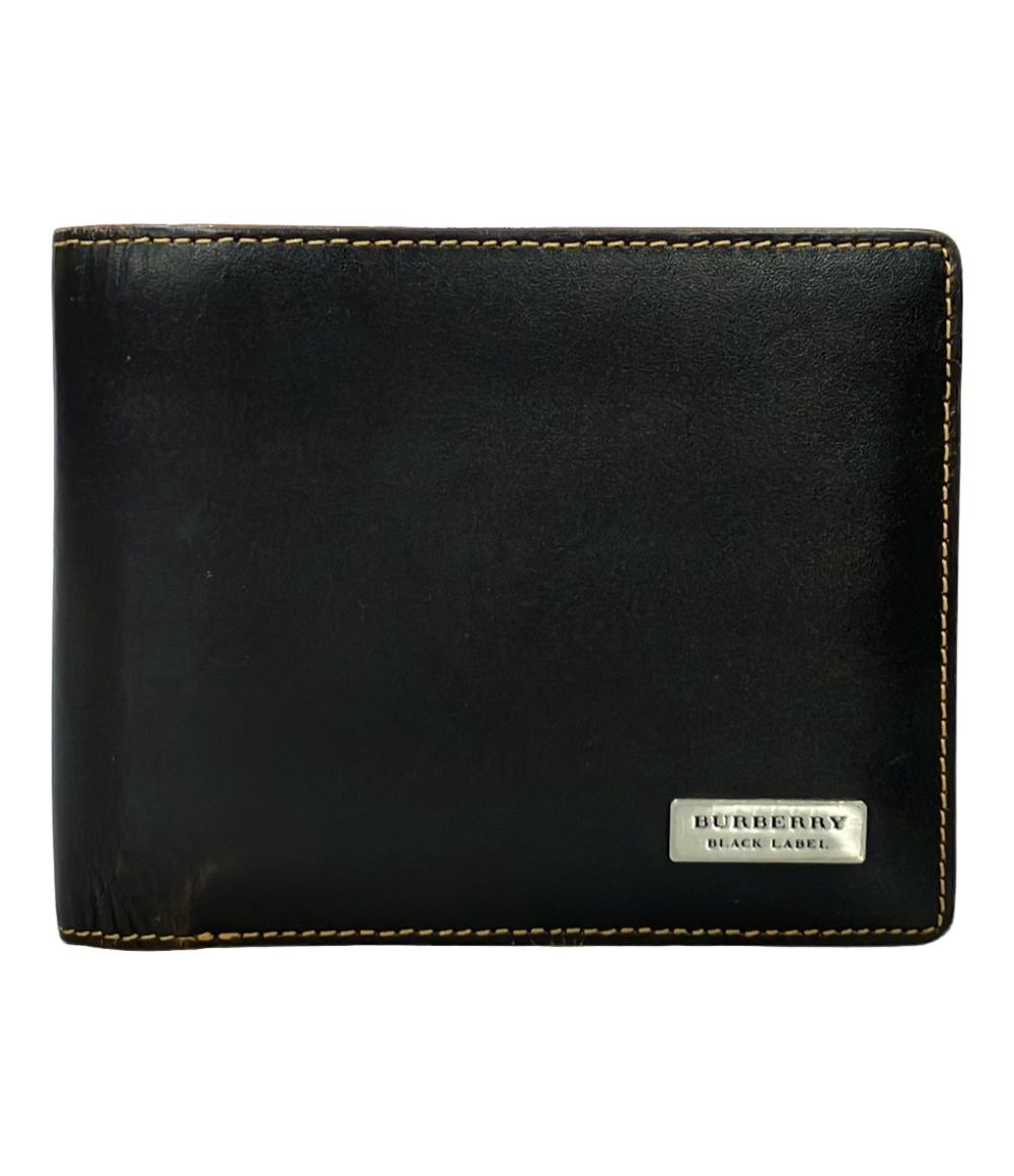 バーバリーブラックレーベル 二つ折り財布 メンズ BURBERRY BLACK LABEL