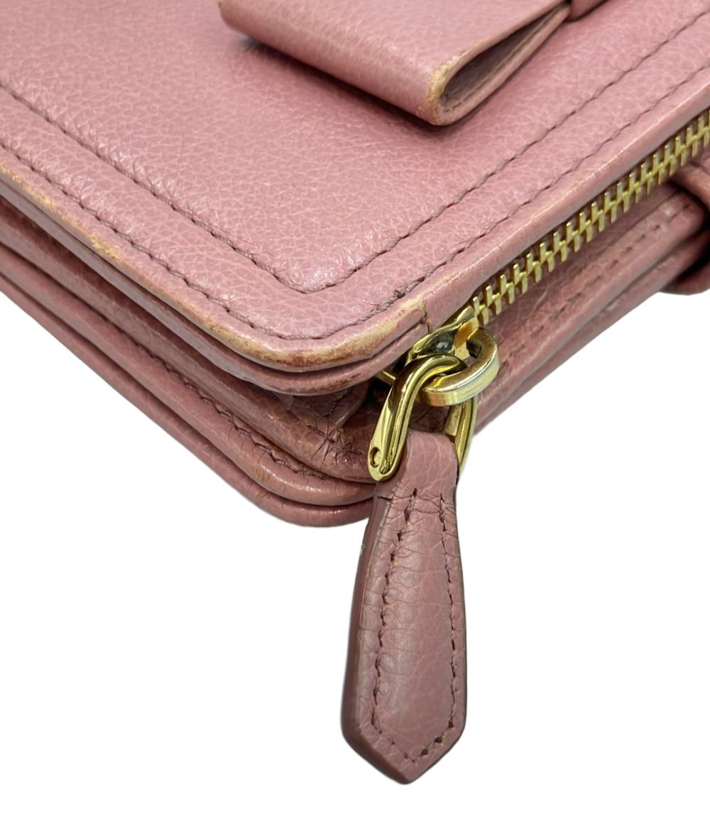 PRADA リボン　財布　二つ折財布 PRADA 二つ折り財布 リボン レディース プラダ – Rehello by BOOKOFF