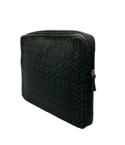 COACH クラッチバッグ キャンバス レザー ミニシグネチャー CE701 メンズ コーチ