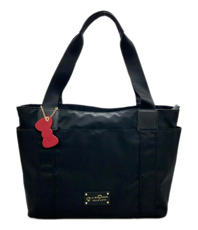 美品 LA BAGAGERIE HELLO KITTY トートバッグ Mサイズ ポリエステル ナイロン リサイクルレザー レディース ラ・バガジェリー ハローキティ
