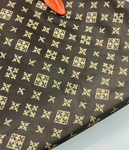 ラシット 総柄ナイロンハンドバッグ ショルダーバッグ 肩掛け レディース russet