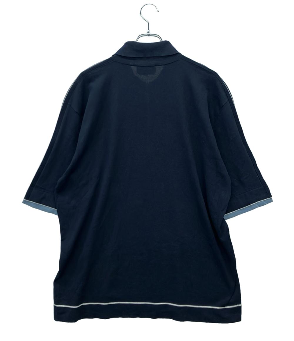 HERMES 半袖シャツ ハーフジップ メンズ SIZE XXL エルメス