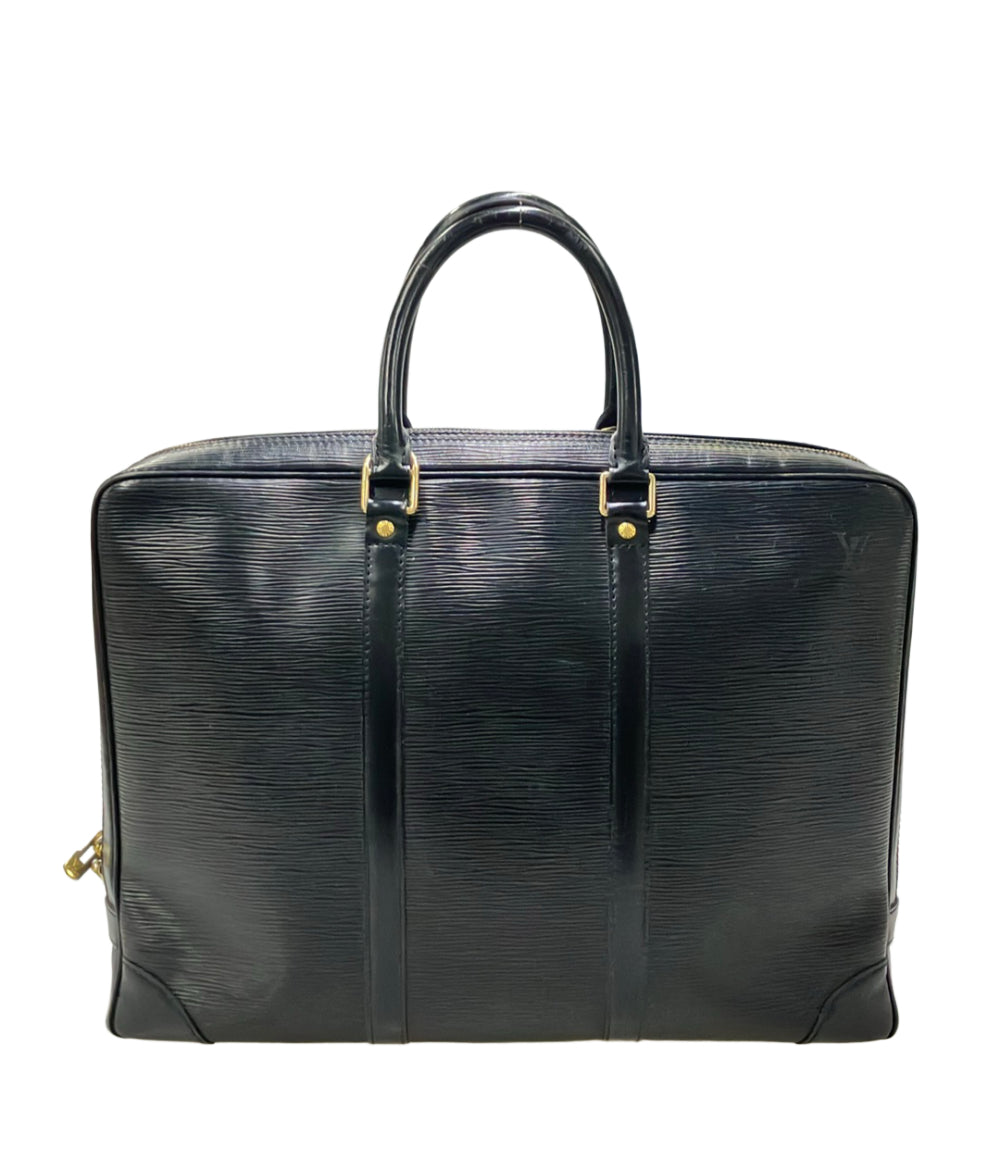 LOUIS VUITTON ブリーフケース ショルダーバッグ ビジネスバッグ 2WAY レザー ポルトドキュマン ヴォワヤージュ エピ M54472 レディース