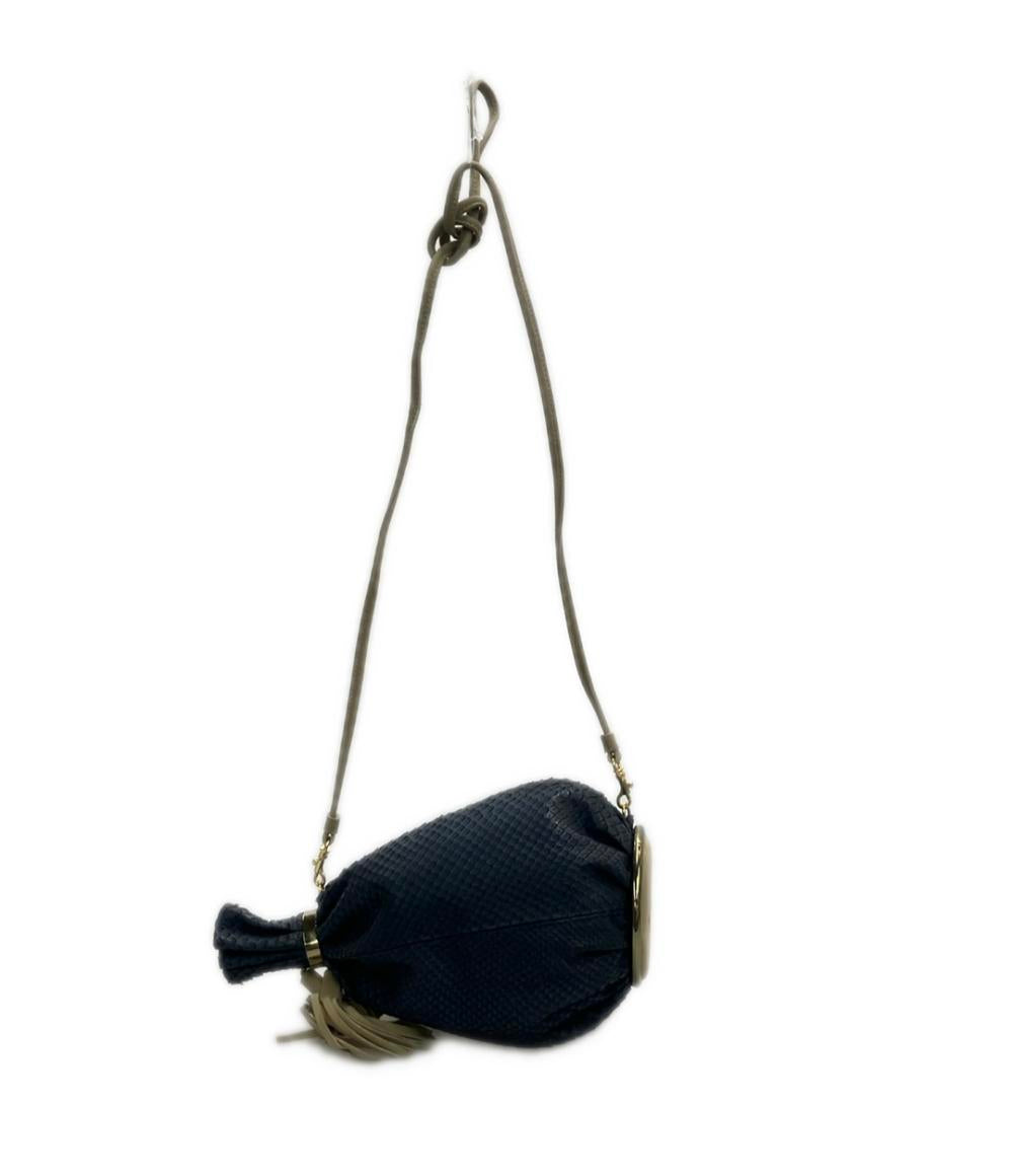 キタムラ フリンジショルダーバッグ 巾着型 レディース Kitamura