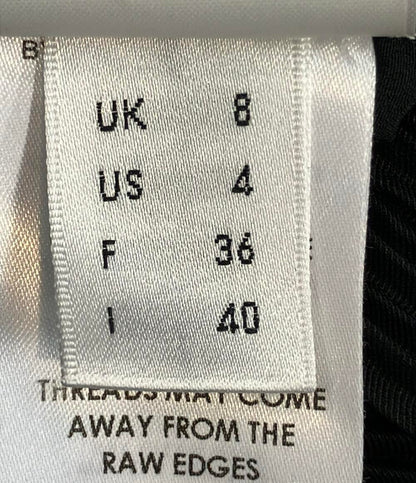 VICTORIA VICTORIA BECKHAM ノースリーブワンピース プリーツ切替 DRVV 588A PSS19 レディース SIZE UK8 (S) ヴィクトリア  ヴィクトリア  ベッカム