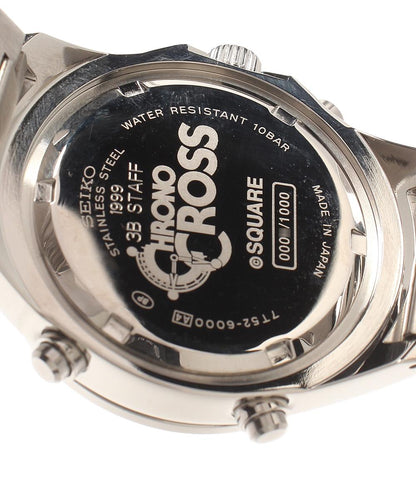 SEIKO 腕時計 クロノ・クロスコラボ クロノポリス2400 クオーツ ブラック 7T52-6000 メンズ セイコー