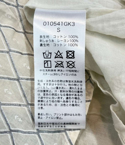 NE QUITTEZ PAS ノースリーブワンピース ダイヤチェック 010541GK3 レディース SIZE S ヌキテパ