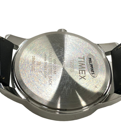 美品 TIMEX 腕時計 クオーツ ホワイト メンズ タイメックス