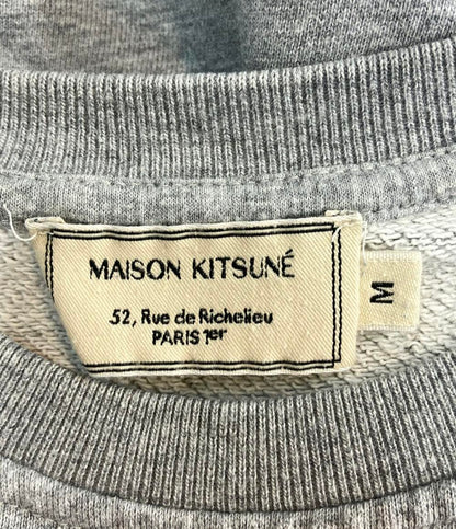 MAISON KITSUNE 長袖 スウェット FOX HEAD PATCH ADJUSTED SWEATSHIRT AM00303KM0001 レディース SIZE M メゾンキツネ