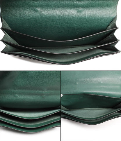 エルメス ビジネスバッグ ブリーフケース □B刻印 ゴールド金具 サックアデペッシュ 38 トゴ メンズ HERMES