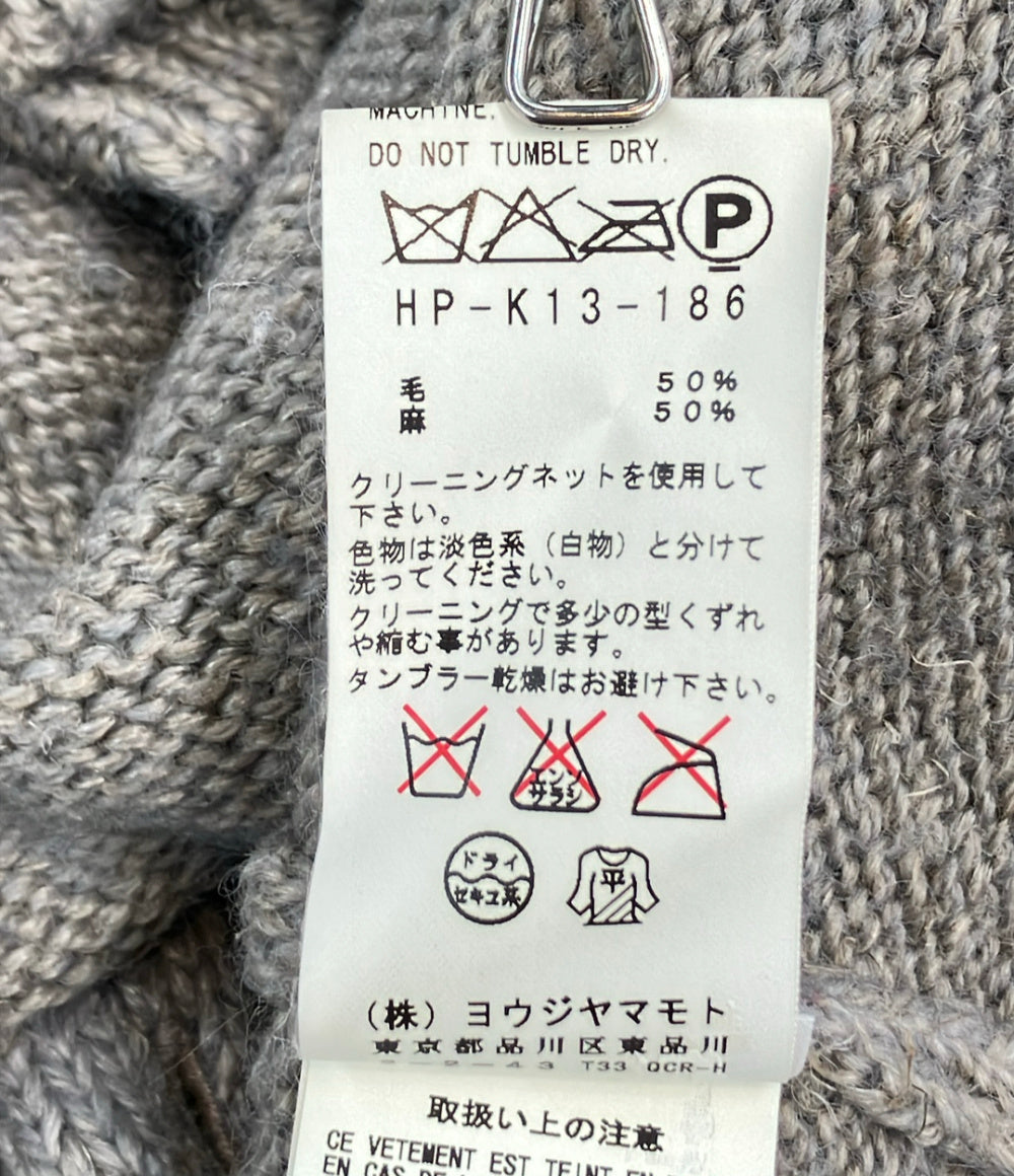 Yohji Yamamoto POUR HOMME 長袖 カーディガン メンズ SIZE 3 ヨウジヤマモトプールオム