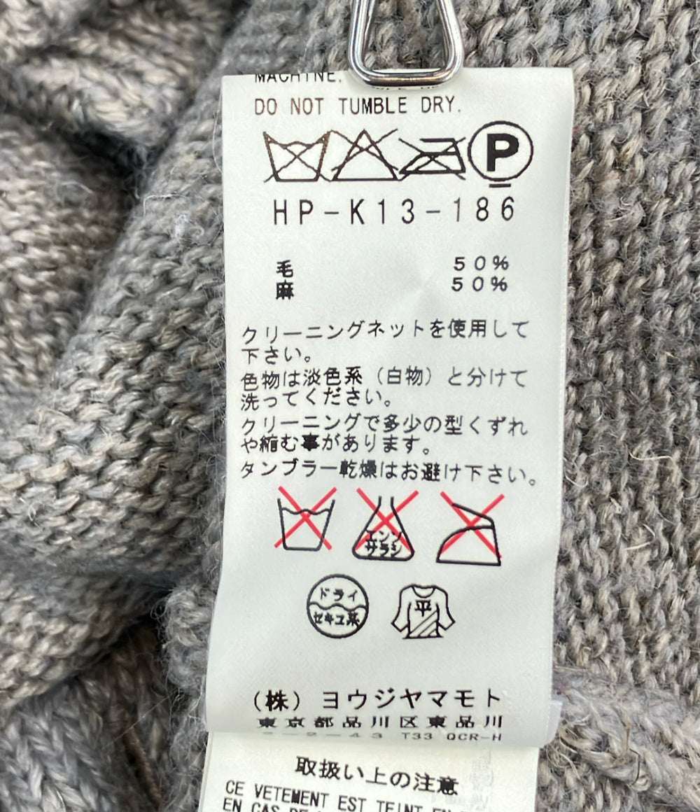 Yohji Yamamoto POUR HOMME 長袖 カーディガン メンズ SIZE 3 ヨウジヤマモトプールオム
