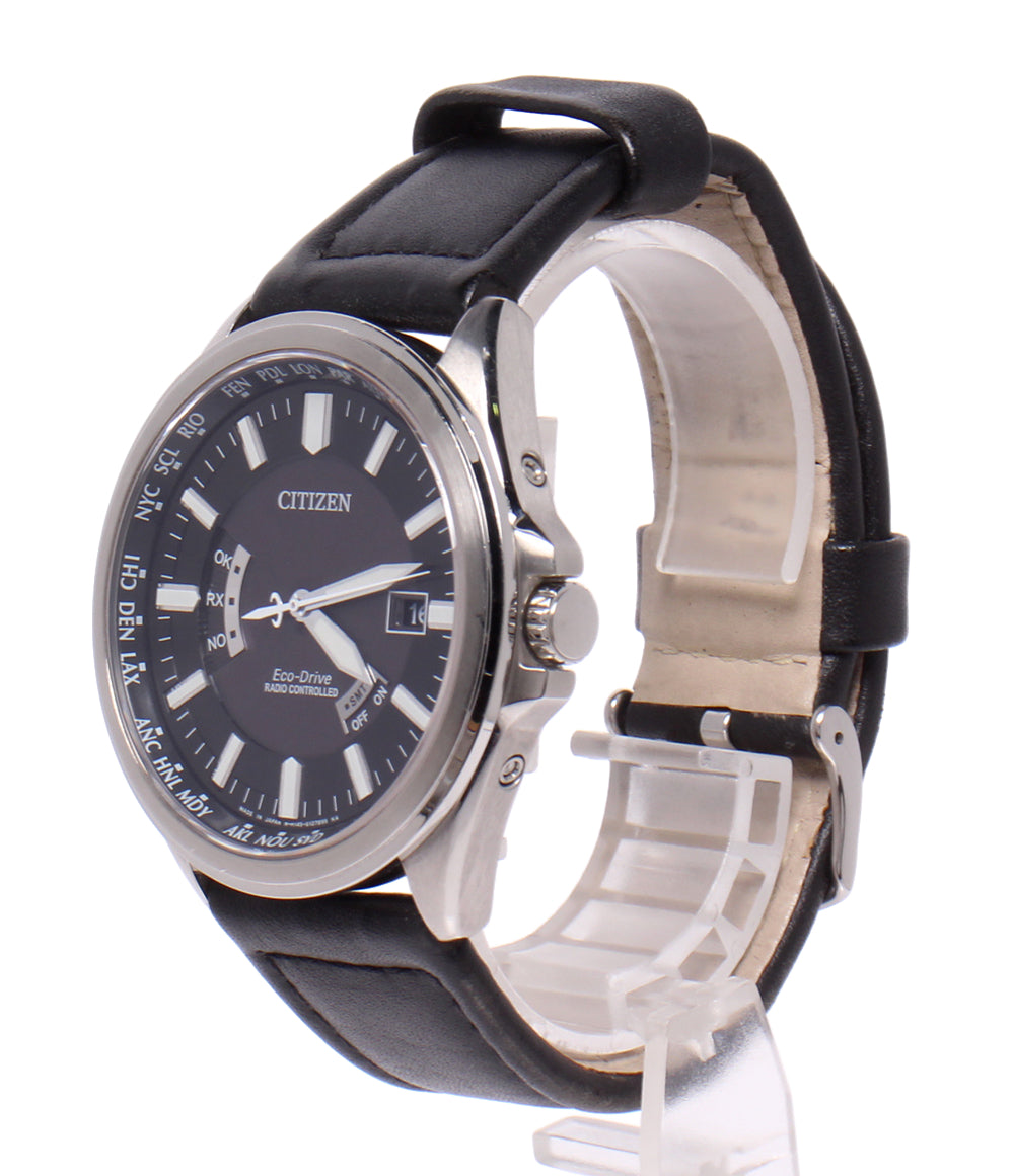CITIZEN 腕時計 ソーラー電波 ブラック H145-S073545 メンズ シチズン