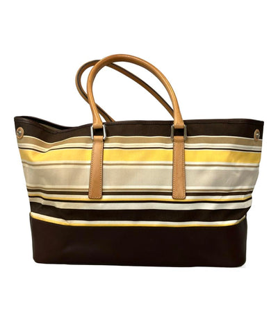 COACH トートバッグ 肩掛け ボーダー柄 7712 レディース コーチ