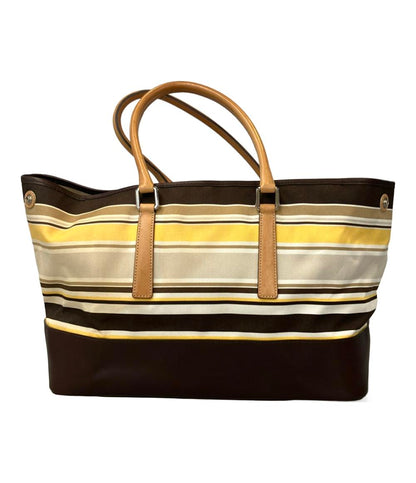 COACH トートバッグ 肩掛け ボーダー柄 7712 レディース コーチ