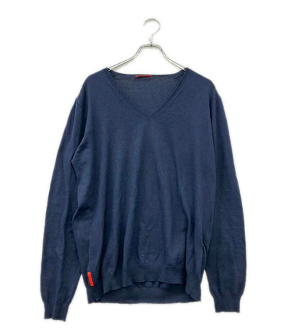 PRADA 長袖 Vネック ニット 0000ET C0715 00002 メンズ SIZE 56 プラダ