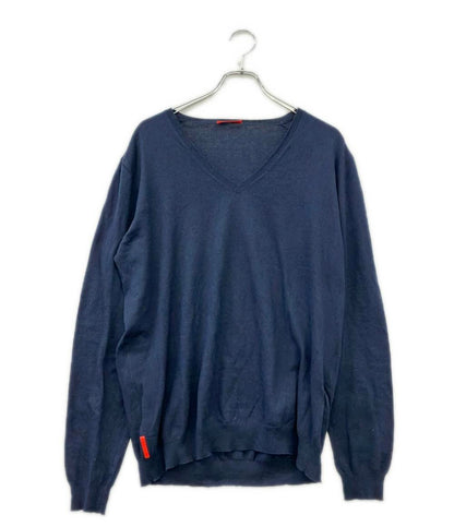 PRADA 長袖 Vネック ニット 0000ET C0715 00002 メンズ SIZE 56 プラダ