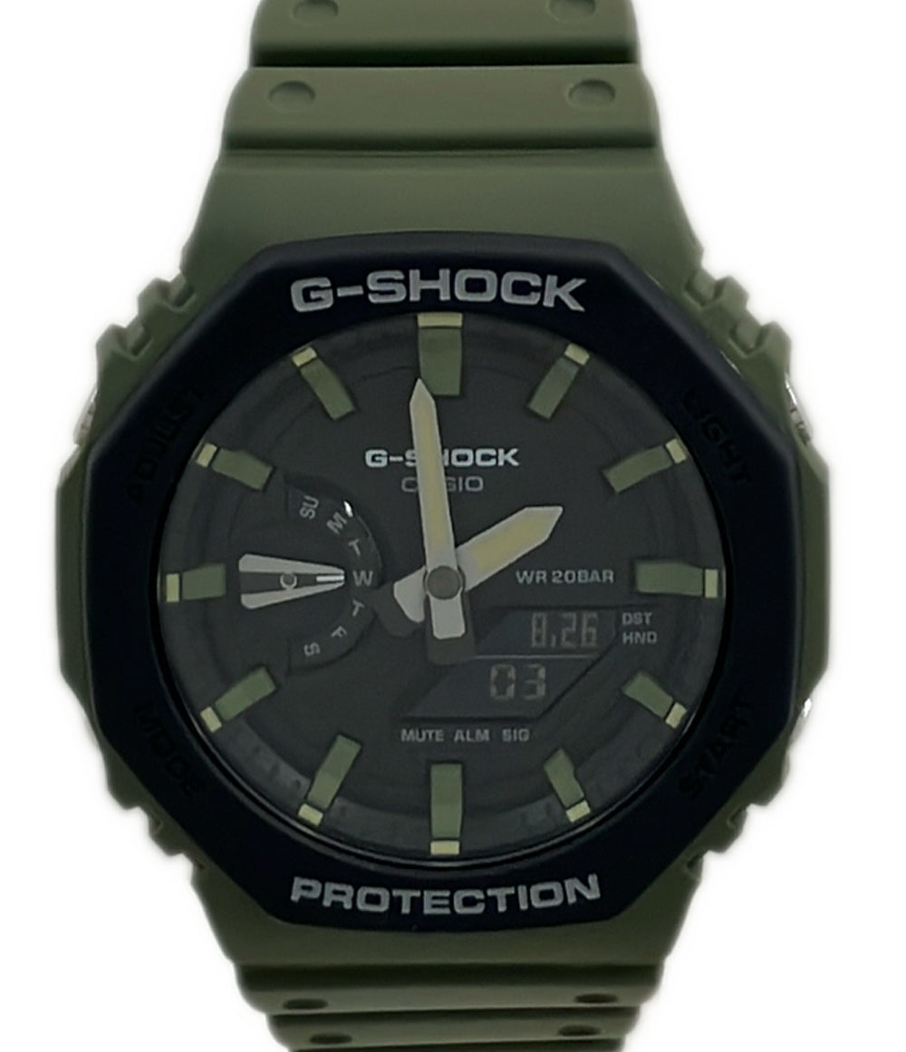 美品 CASIO 腕時計 G-SHOCK クオーツ ブラック GA-2110SU メンズ カシオ
