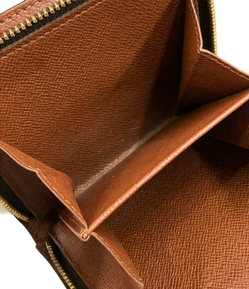 LOUIS VUITTON 二つ折り財布 コンパクト ジップ モノグラム M61667 レディース メンズ ルイ・ヴィトン