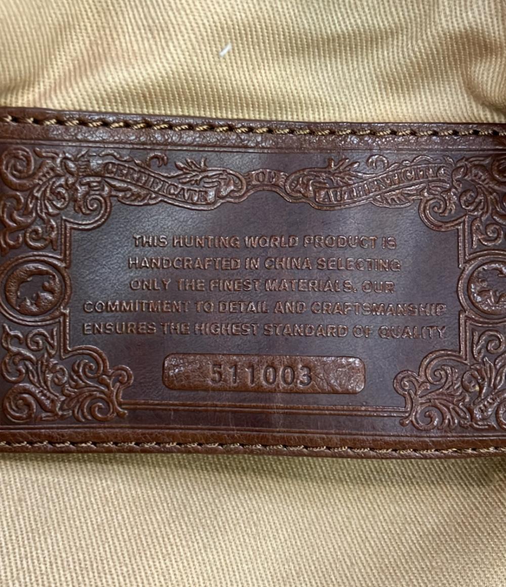 ハンティングワールド トートバッグ キャンバス レディース HUNTING WORLD