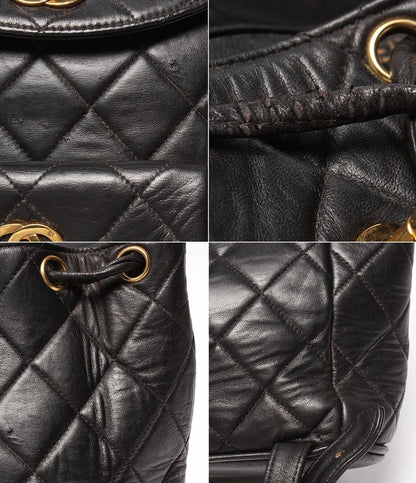 シャネル チェーンリュックサック バックパック マトラッセ ゴールド金具 ラムスキン A10177 レディース CHANEL