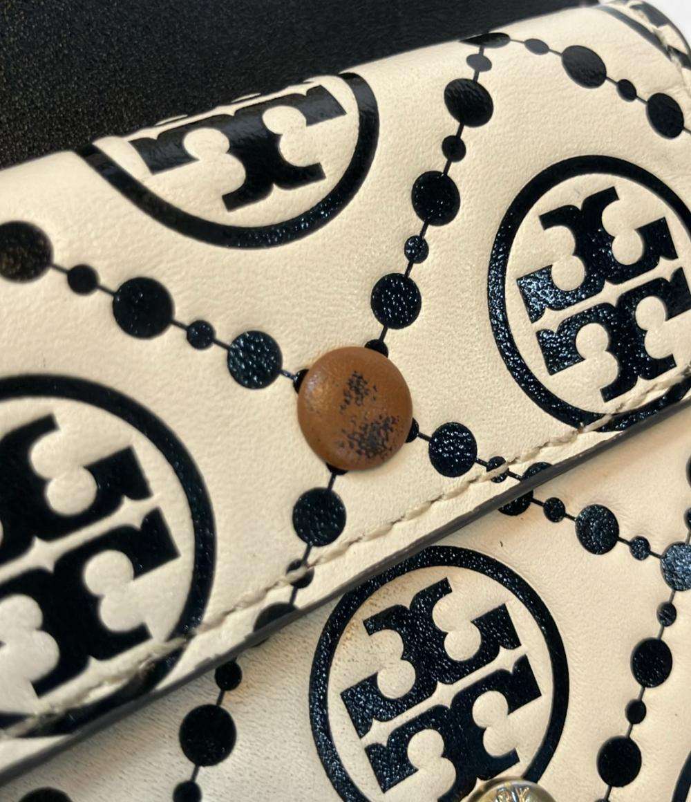 トリーバーチ 二つ折り財布 コントラスト レディース Tory Burch