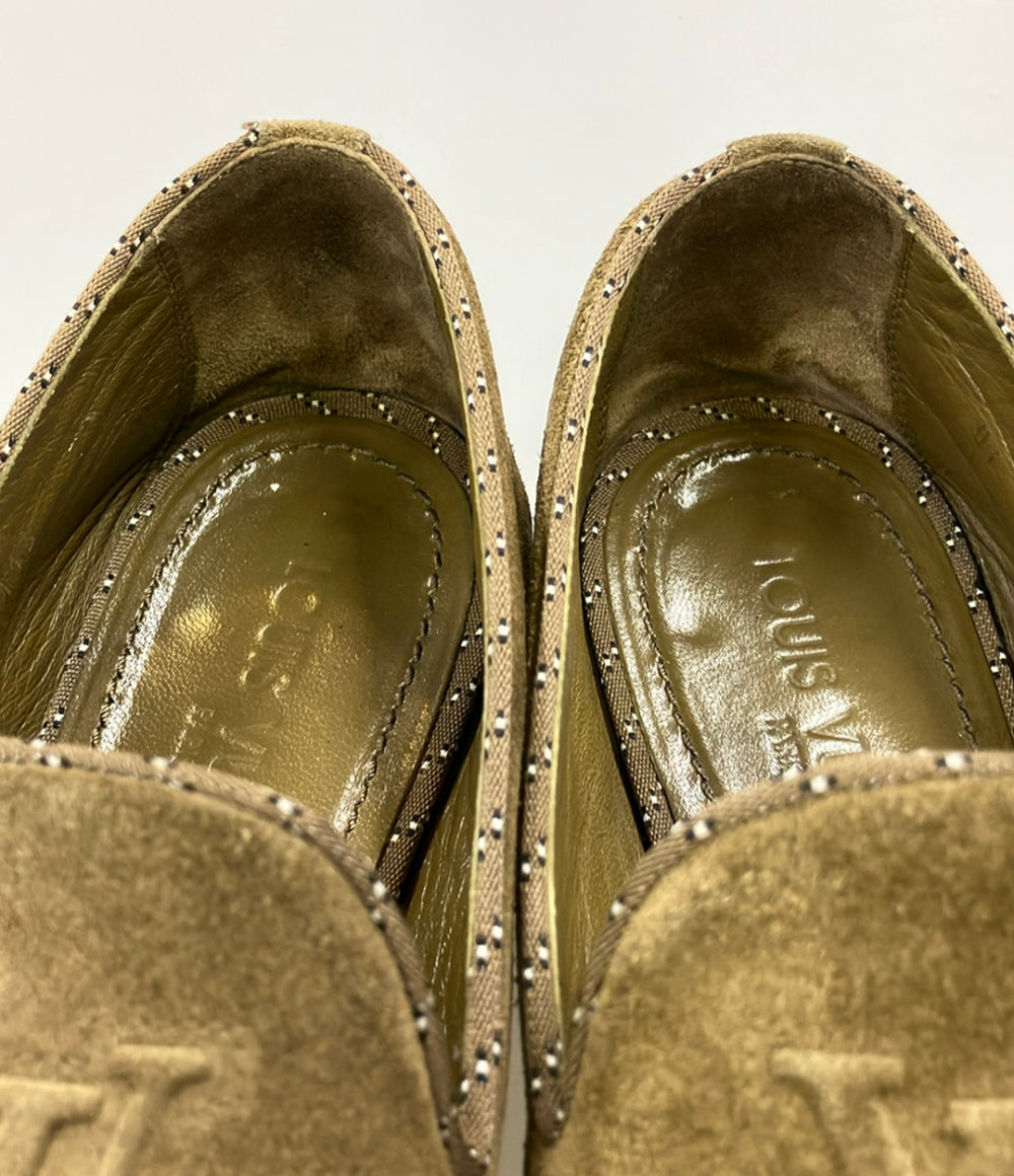 LOUIS VUITTON ローファー スエード メンズ SIZE 7 (26cm) ルイ