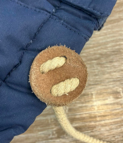 POLO RALPH LAUREN ダウンベスト ポニー刺繍 フード取り外し可能 裾ドローコード フロントポケット スナップボタン ジップ レディース SIZE M