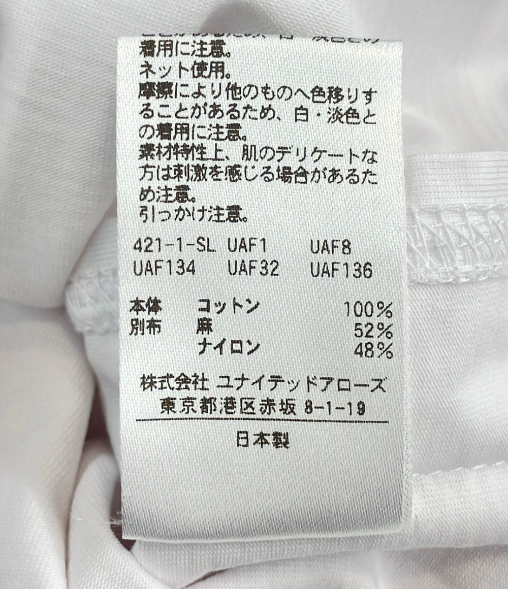 Drawer 袖切り替え半袖Tシャツ 6517-299-0667 レディース ドゥロワー
