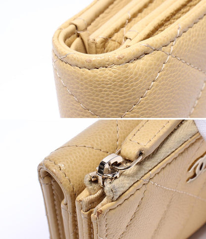 シャネル 三つ折り財布 ゴールド金具 レディース CHANEL